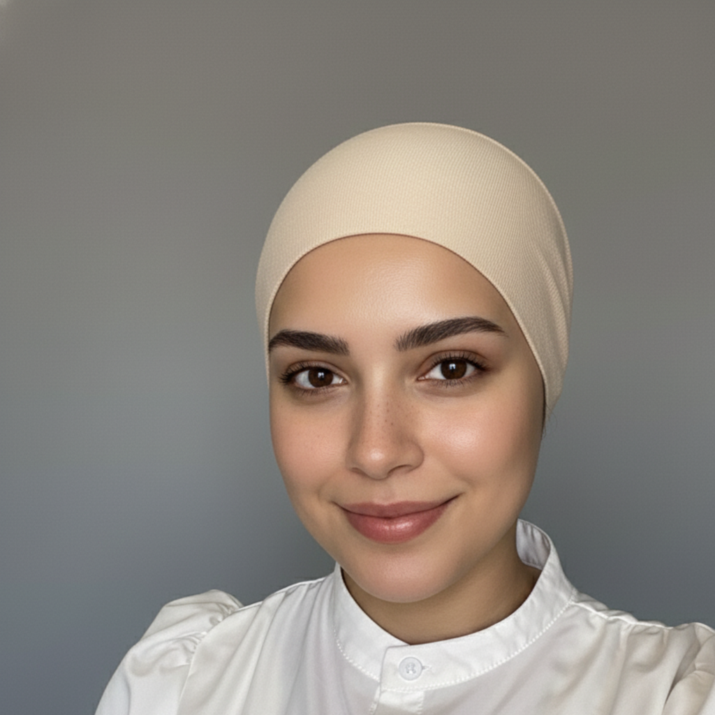 Straight Front, Closed Back - Beige