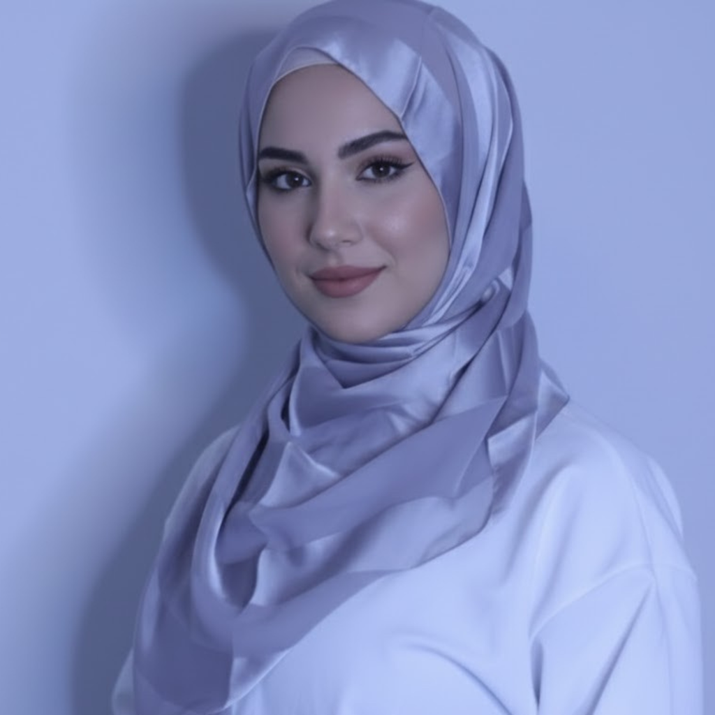 chiffon and silk blend- Light Grey