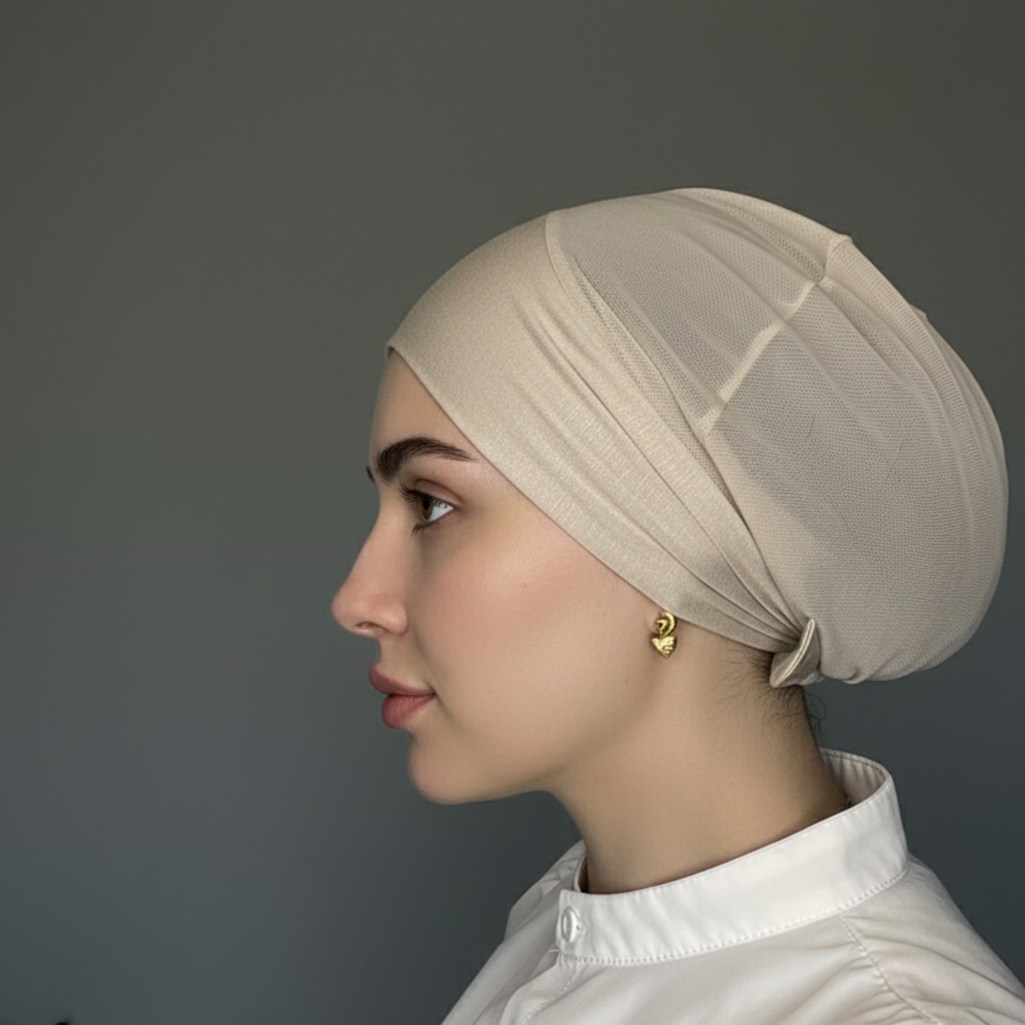 Straight Front, Closed Back - Nude