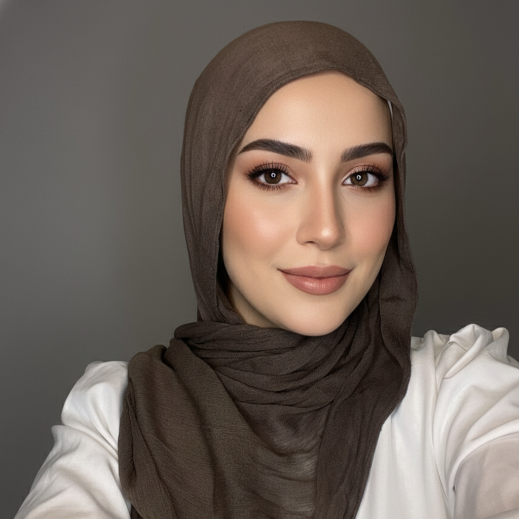 Crease cotton - Chocolate Brown