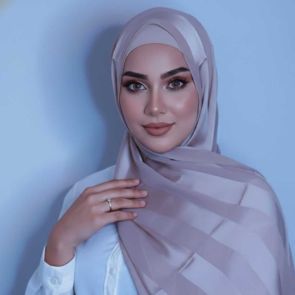 Chiffon and silk blend- Pink Hinted