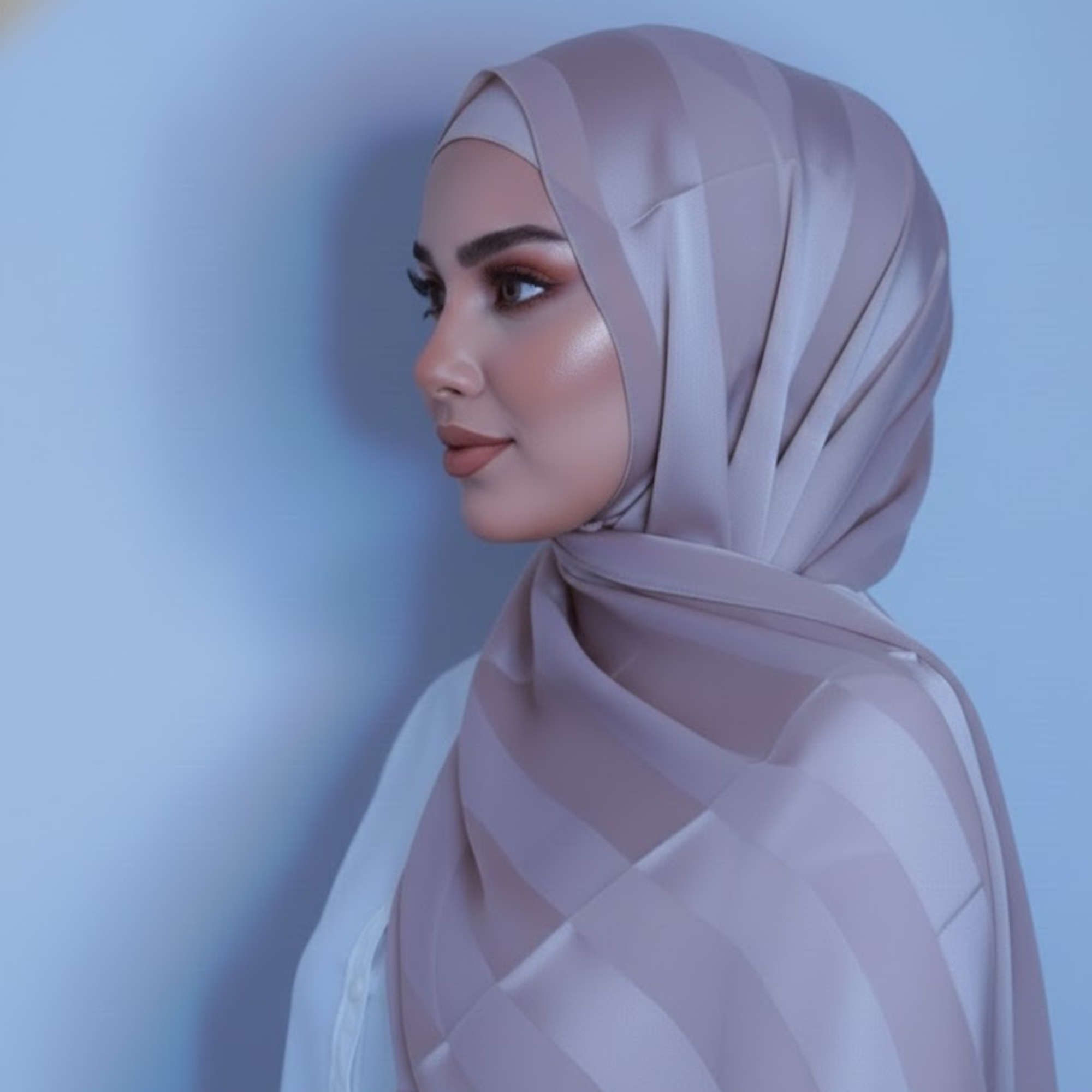 Chiffon and silk blend- Pink Hinted