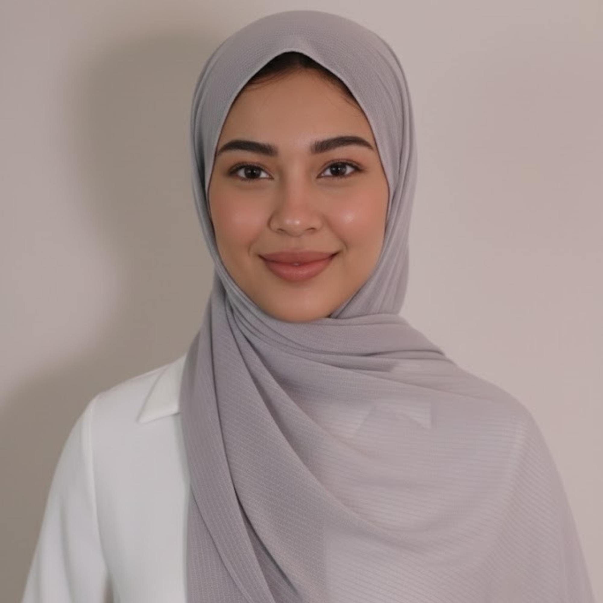 Indonesian Chiffon- Light Grey